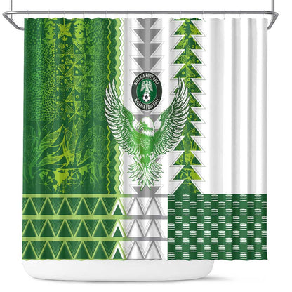 Nigeria National Football Shower Curtain Naija Super Eagles - African Pride