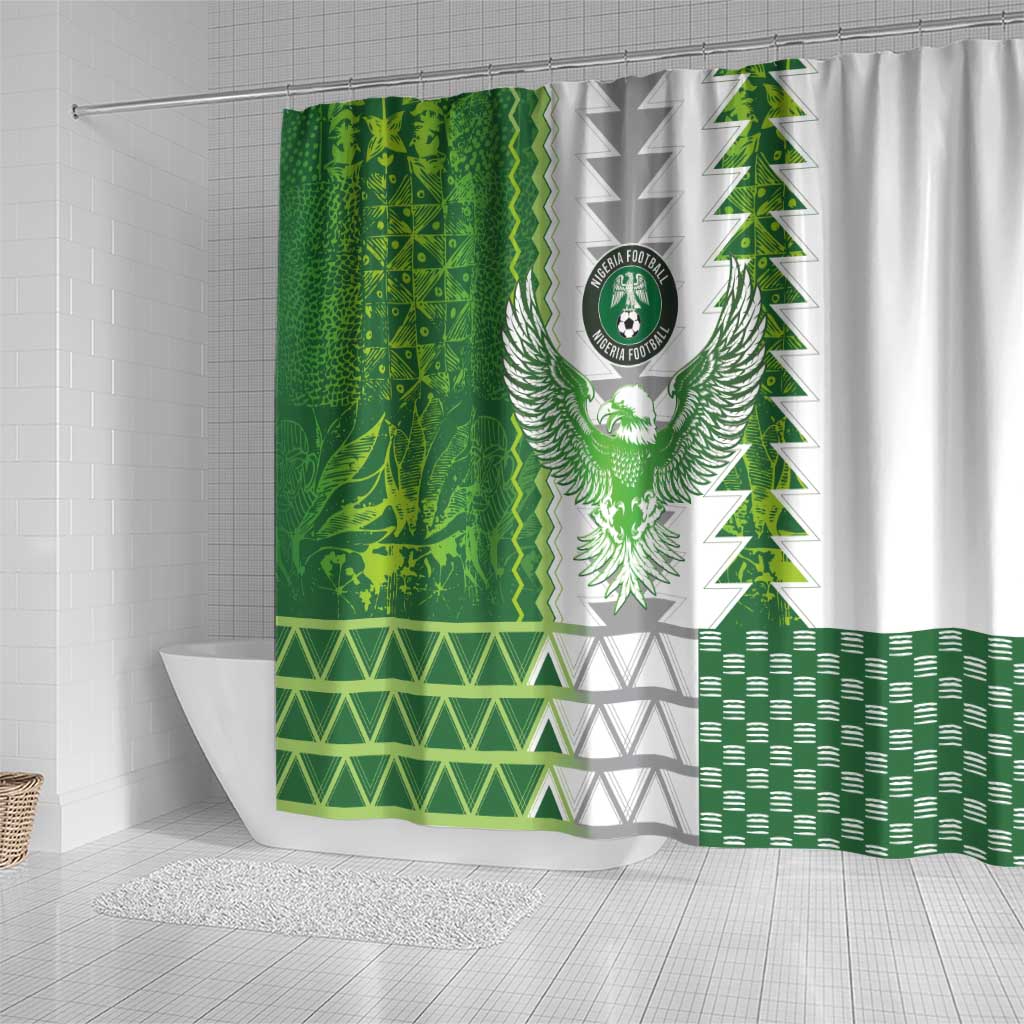 Nigeria National Football Shower Curtain Naija Super Eagles - African Pride