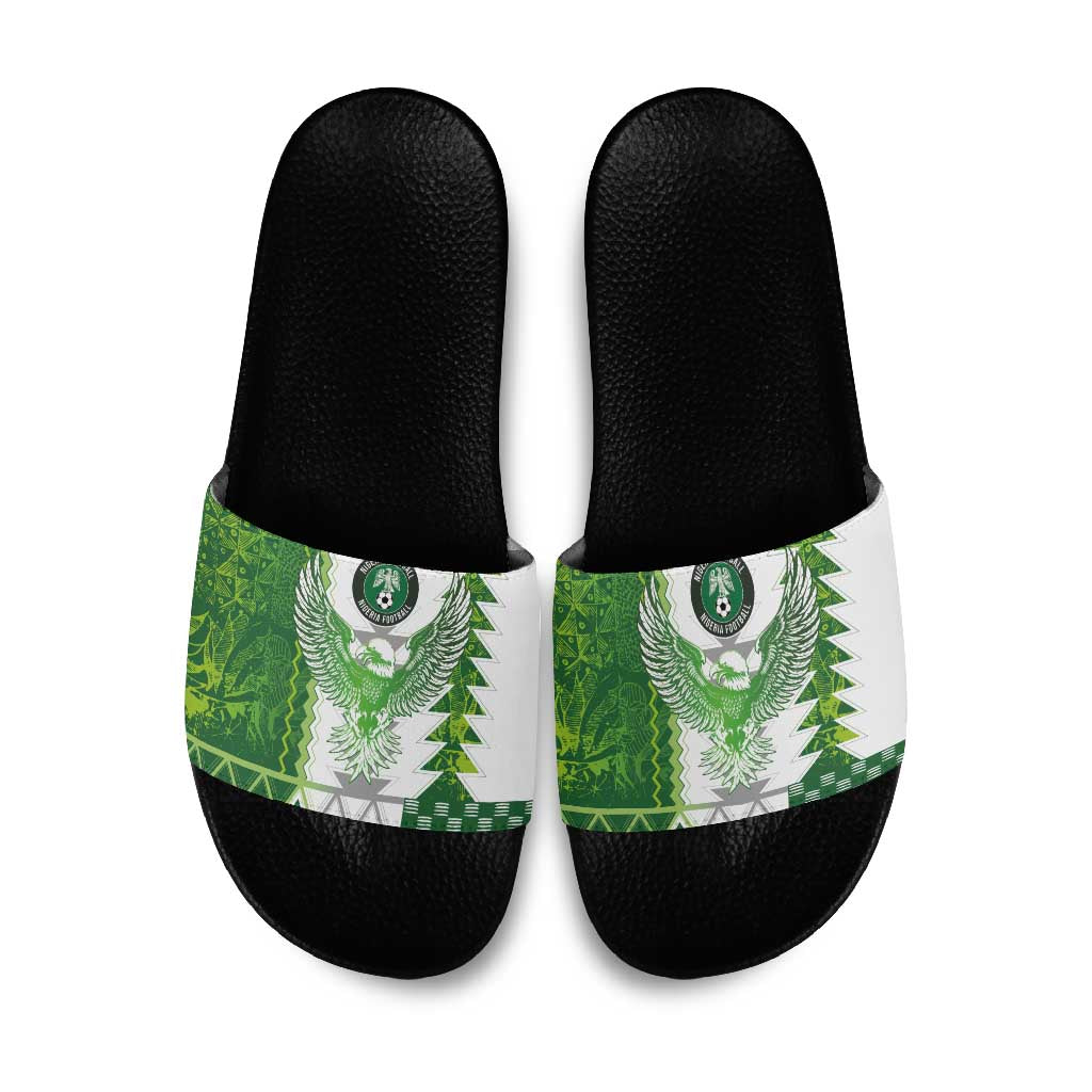 Nigeria National Football Slide Sandals Naija Super Eagles - African Pride