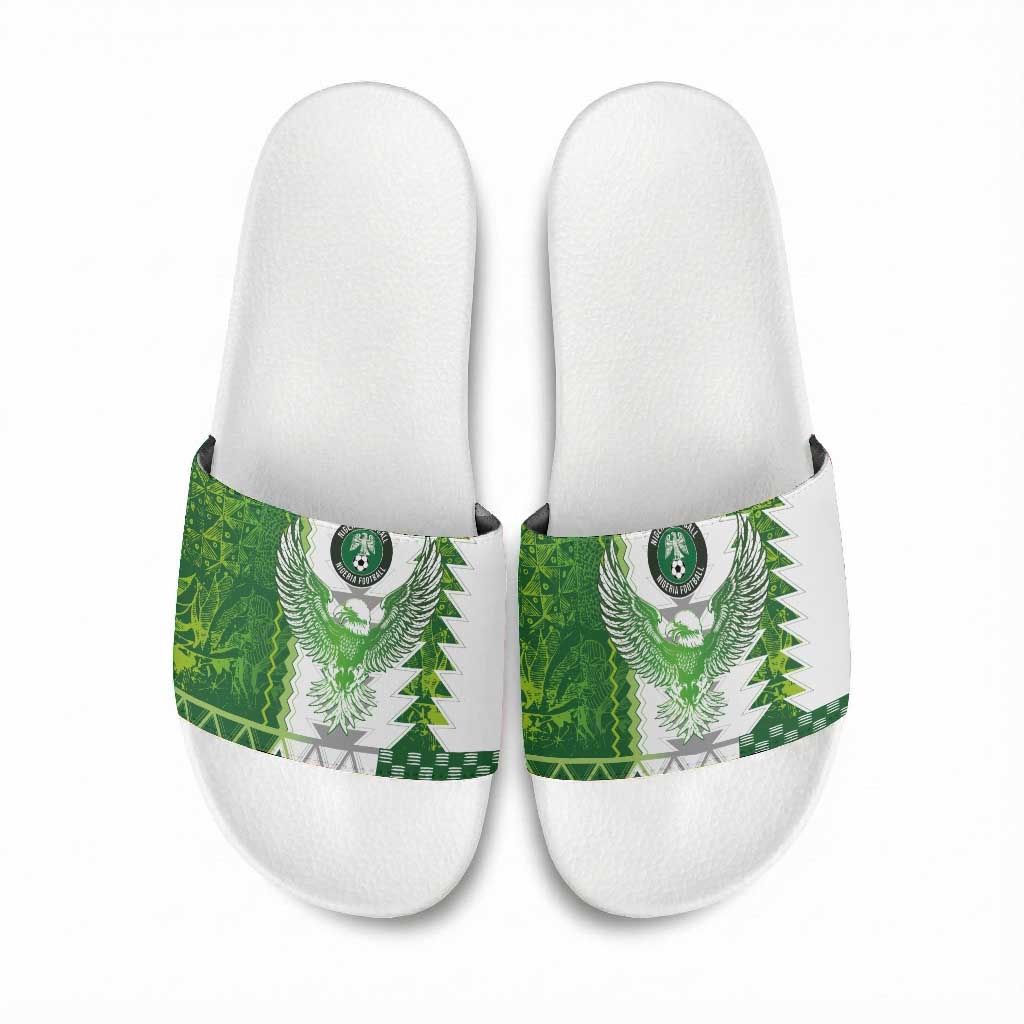 Nigeria National Football Slide Sandals Naija Super Eagles - African Pride