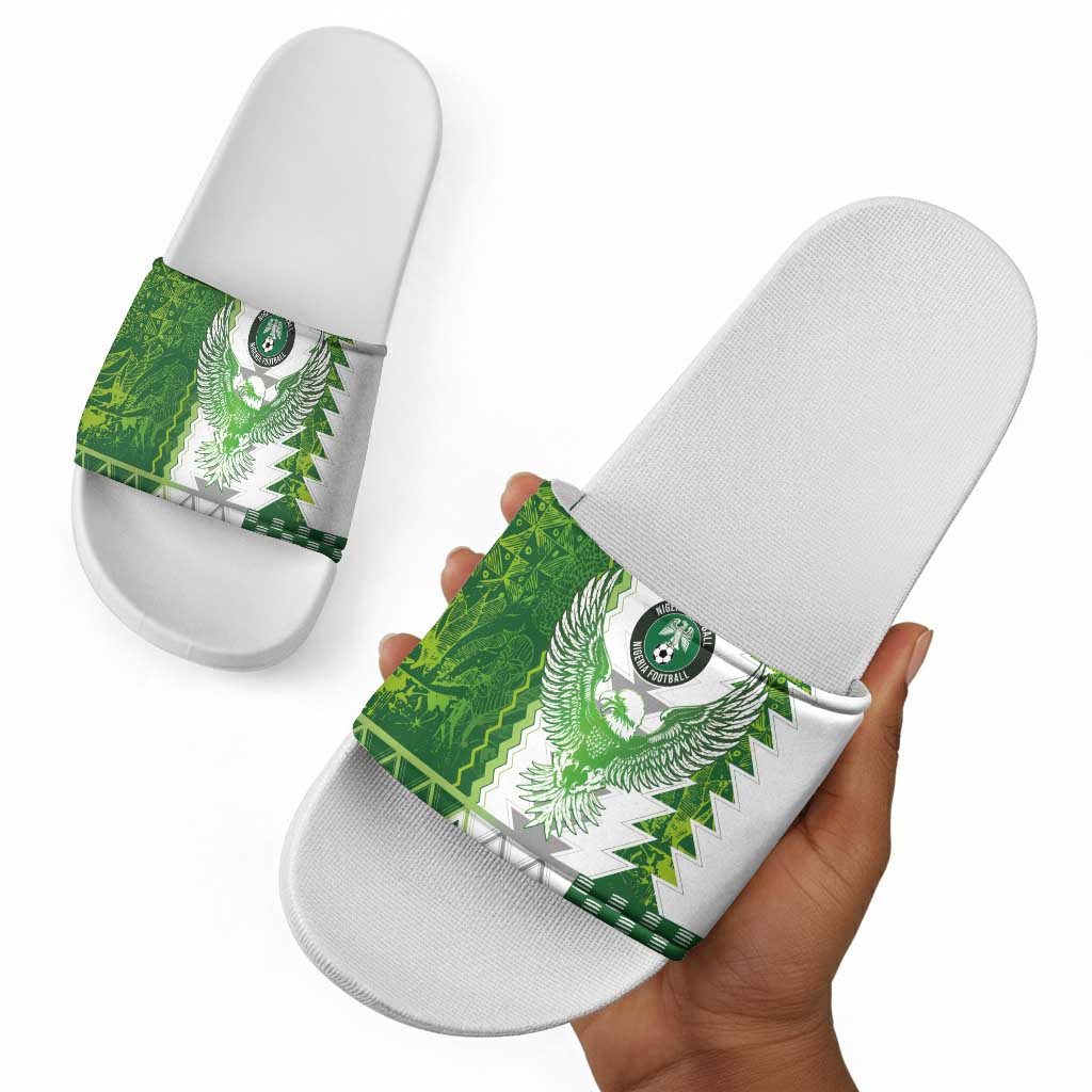 Nigeria National Football Slide Sandals Naija Super Eagles - African Pride