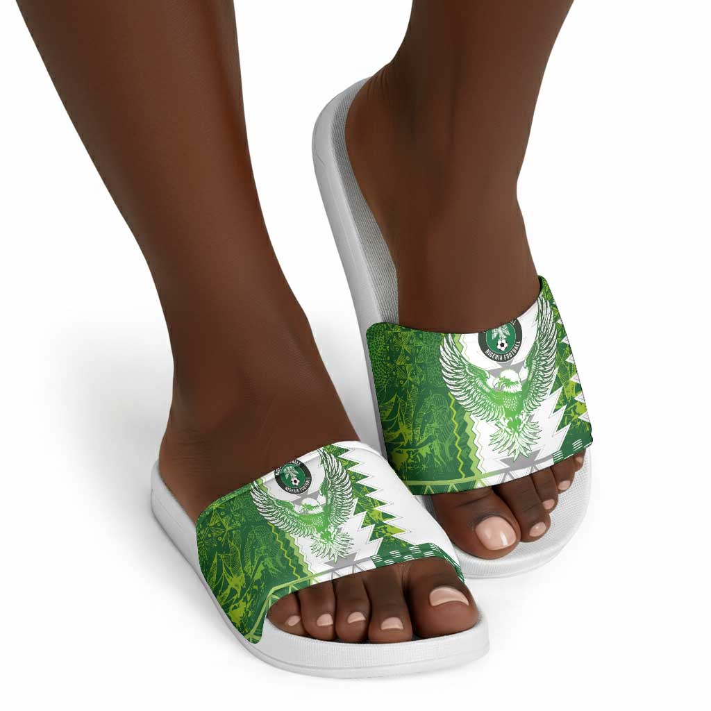 Nigeria National Football Slide Sandals Naija Super Eagles - African Pride