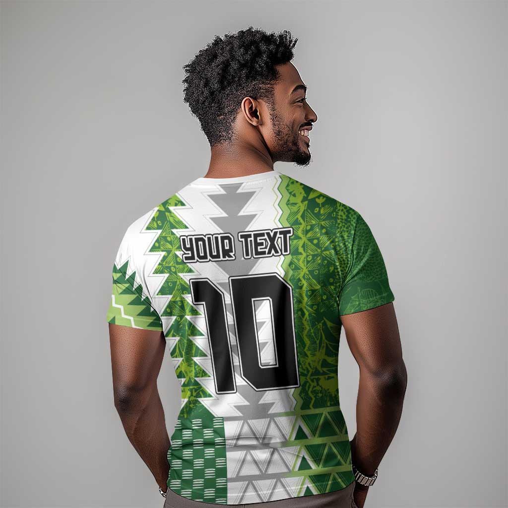 Custom Nigeria National Football T shirt Naija Super Eagles - African Pride