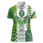 Custom Nigeria National Football Women Polo Shirt Naija Super Eagles - African Pride