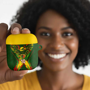 Custom Mali National Football AirPods Case Grunge Les Aigles Sporty Style - African Pride