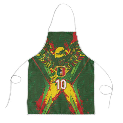 Custom Mali National Football Apron Grunge Les Aigles Sporty Style - African Pride