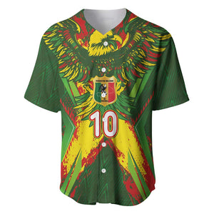 Custom Mali National Football Baseball Jersey Grunge Les Aigles Sporty Style - African Pride