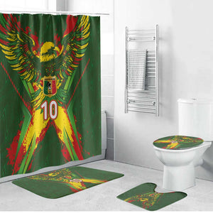 Custom Mali National Football Bathroom Set Grunge Les Aigles Sporty Style LT03