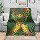 Custom Mali National Football Blanket Grunge Les Aigles Sporty Style - African Pride