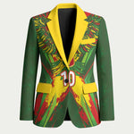 Custom Mali National Football Blazer Grunge Les Aigles Sporty Style - African Pride