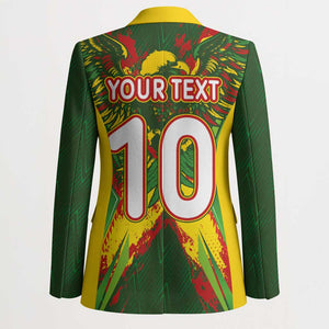 Custom Mali National Football Blazer Grunge Les Aigles Sporty Style - African Pride