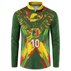 Custom Mali National Football Button Sweatshirt Grunge Les Aigles Sporty Style