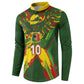 Custom Mali National Football Button Sweatshirt Grunge Les Aigles Sporty Style