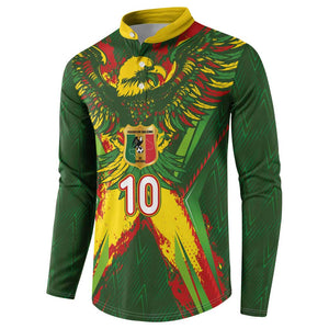 Custom Mali National Football Button Sweatshirt Grunge Les Aigles Sporty Style