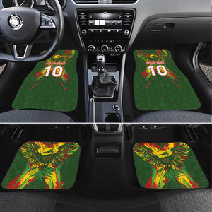Custom Mali National Football Car Mats Grunge Les Aigles Sporty Style - African Pride