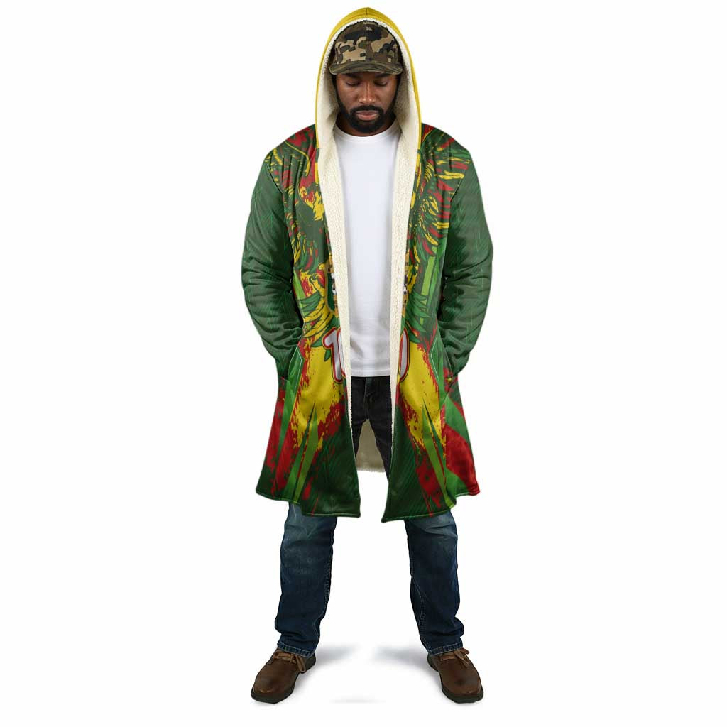 Custom Mali National Football Cloak Grunge Les Aigles Sporty Style - African Pride