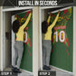 Custom Mali National Football Door Cover Grunge Les Aigles Sporty Style - African Pride