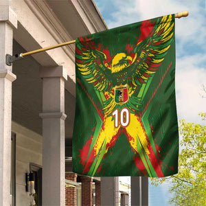 Custom Mali National Football Garden Flag Grunge Les Aigles Sporty Style - African Pride