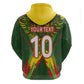 Custom Mali National Football Hoodie Grunge Les Aigles Sporty Style - African Pride