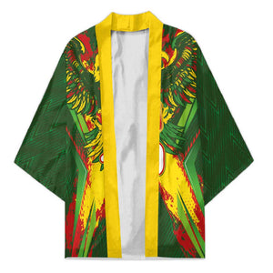 Custom Mali National Football Kimono Grunge Les Aigles Sporty Style - African Pride