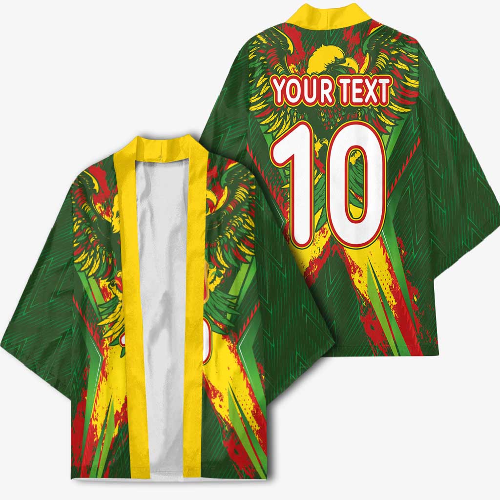Custom Mali National Football Kimono Grunge Les Aigles Sporty Style - African Pride