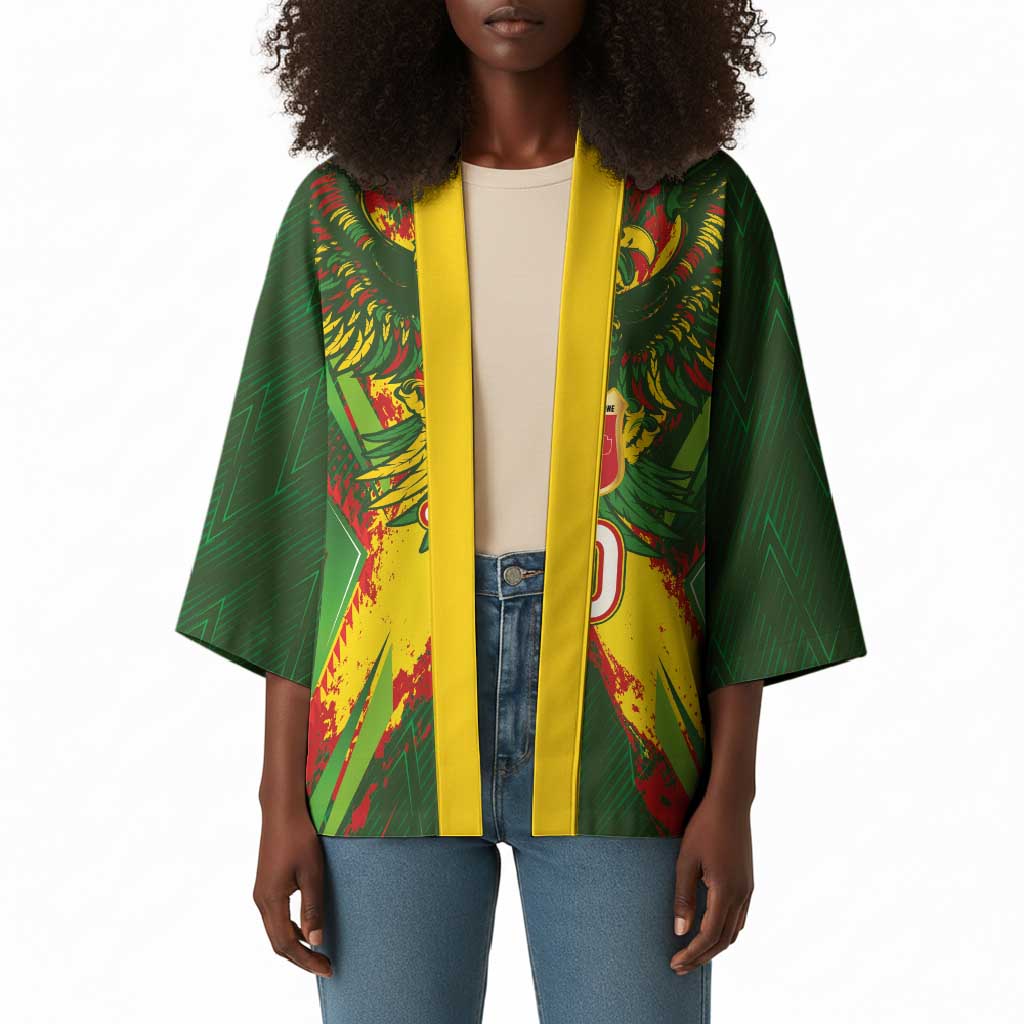 Custom Mali National Football Kimono Grunge Les Aigles Sporty Style - African Pride