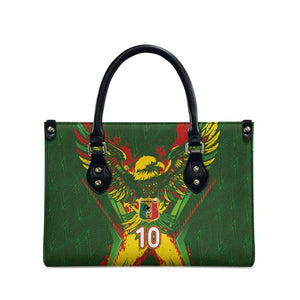 Custom Mali National Football Leather Bag Grunge Les Aigles Sporty Style - African Pride