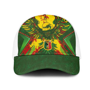Mali National Football Mesh Trucker Cap Grunge Les Aigles Sporty Style - African Pride