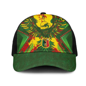 Mali National Football Mesh Trucker Cap Grunge Les Aigles Sporty Style - African Pride