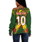 Custom Mali National Football Off Shoulder Sweater Grunge Les Aigles Sporty Style - African Pride