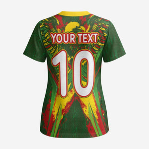 Custom Mali National Football Scrub Top Grunge Les Aigles Sporty Style - African Pride
