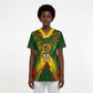 Custom Mali National Football Scrub Top Grunge Les Aigles Sporty Style - African Pride