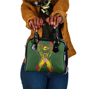 Custom Mali National Football Shoulder Handbag Grunge Les Aigles Sporty Style - African Pride