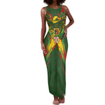 Custom Mali National Football Tank Maxi Dress Grunge Les Aigles Sporty Style - African Pride