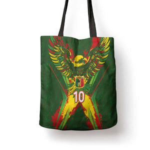 Custom Mali National Football Tote Bag Grunge Les Aigles Sporty Style - African Pride