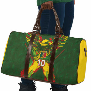 Custom Mali National Football Travel Bag Grunge Les Aigles Sporty Style - African Pride
