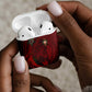 Morocco National Football AirPods Case The Atlas Lions Grunge with National Flag - African Pride