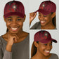 Morocco National Football Classic Cap The Atlas Lions Grunge with National Flag - African Pride