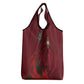 Morocco National Football Grocery Bag The Atlas Lions Grunge with National Flag - African Pride