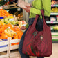 Morocco National Football Grocery Bag The Atlas Lions Grunge with National Flag - African Pride