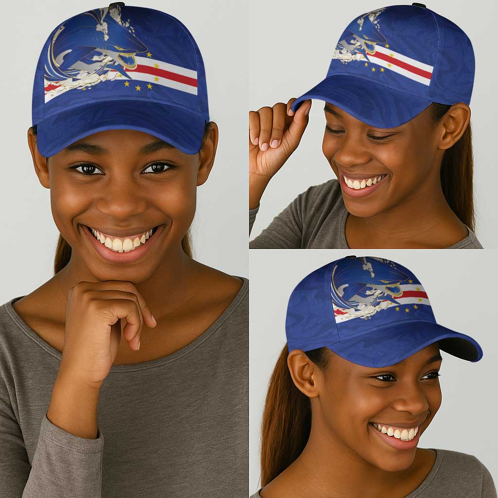 Cape Verde National Football Classic Cap Glory Blue Sharks - African Pride