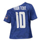 Custom Cape Verde National Football Cross Shoulder Shirt Glory Blue Sharks - African Pride