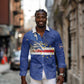 Custom Cape Verde National Football Long Sleeve Button Shirt Glory Blue Sharks - African Pride