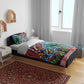Afro-Caribbean Bedding Set African Dashiki Style with Caribbean Music with Blue Iguanas - African Pride
