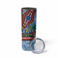 Afro-Caribbean Skinny Tumbler African Dashiki Style with Caribbean Music with Blue Iguanas - African Pride