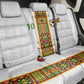 Ghana National Football Custom Back Car Seat Cover Kente Motifs Sporty Style - African Pride