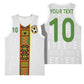 Ghana National Football Custom Basketball Jersey Kente Motifs Sporty Style LT03