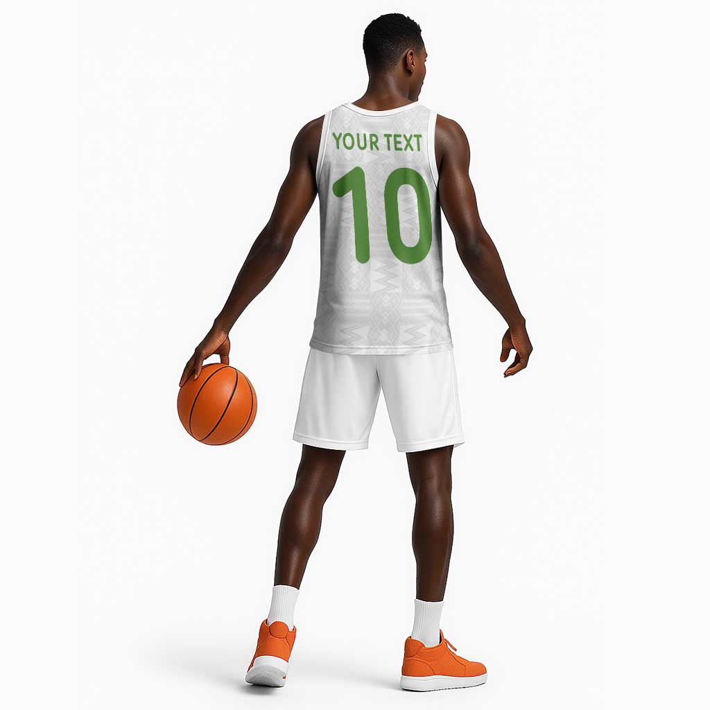 Ghana National Football Custom Basketball Jersey Kente Motifs Sporty Style LT03