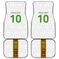 Ghana National Football Custom Car Mats Kente Motifs Sporty Style - African Pride