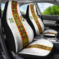 Ghana National Football Custom Car Seat Cover Kente Motifs Sporty Style - African Pride